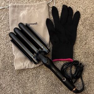 Rightwell Black Hair Waver with Glove Adjustable